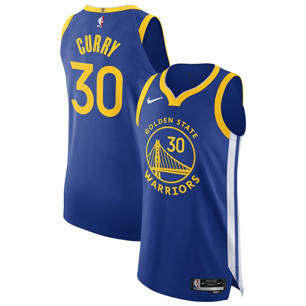 Nike Stephen Curry Golden State Warriors Authentic Jersey Icon Editi- Royal