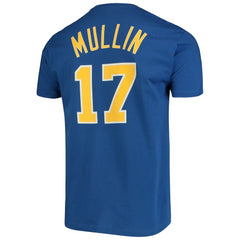 Mitchell & Ness Chris Mullin Golden State Warriors Hardwood Classics Name & Number Team T-Shirt Royal