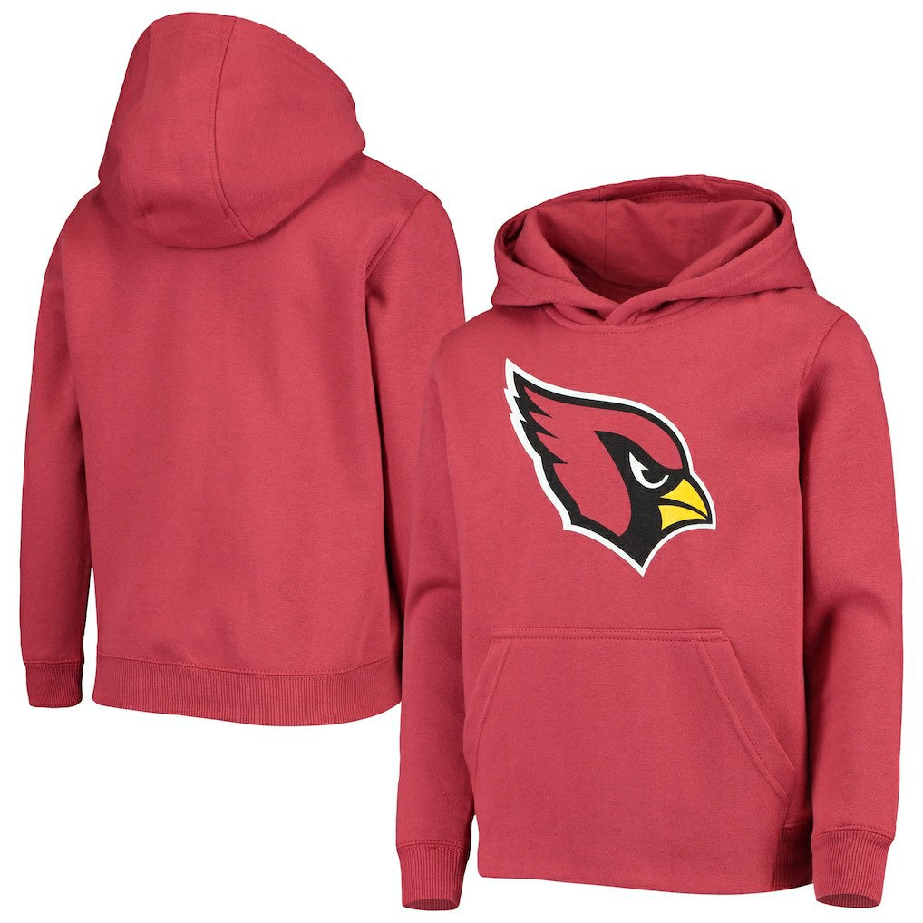 Arizona Cardinals Youth Primary Team Logo Pullover Hoodie - Cardinal - NFL