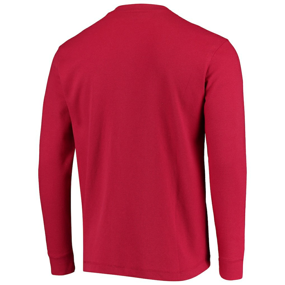 Kansas City Chiefs Dunbrooke Logo Maverick Thermal Henley Long Sleeve T-Shirt - Red - NFL