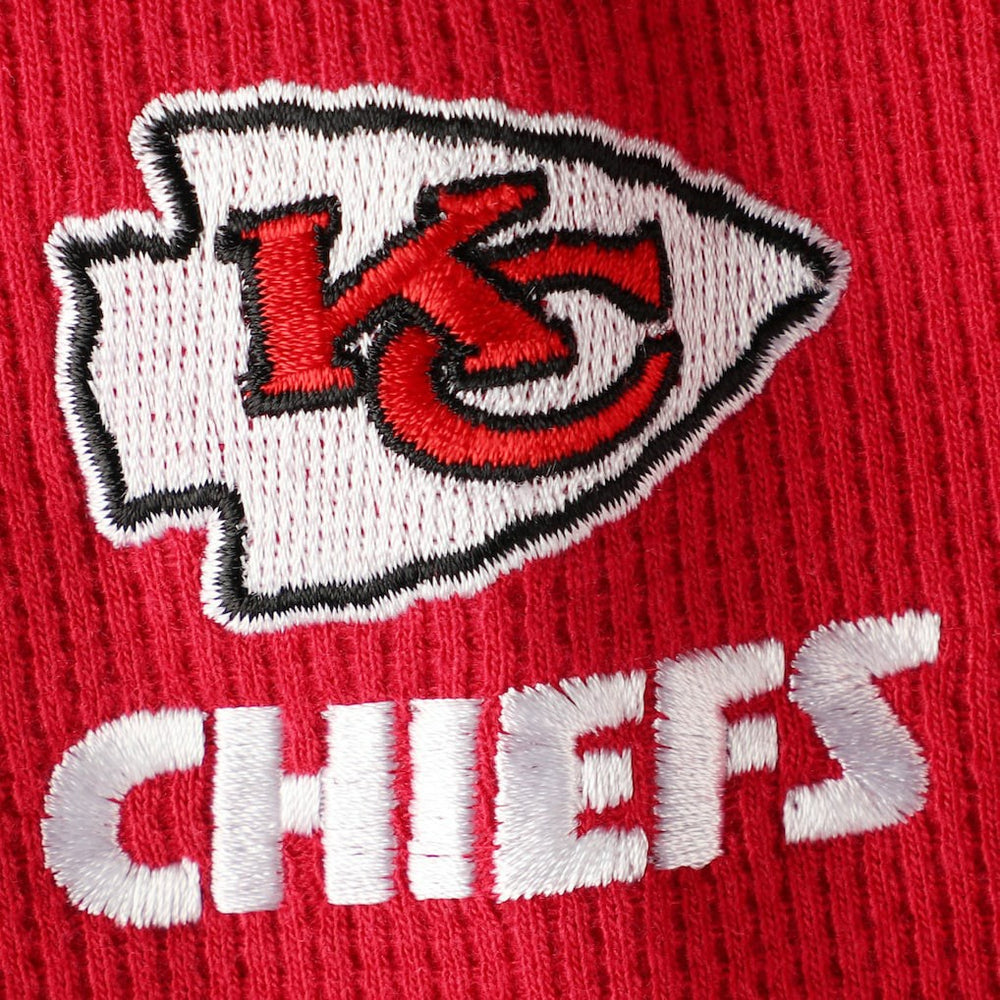 Kansas City Chiefs Dunbrooke Logo Maverick Thermal Henley Long Sleeve T-Shirt - Red - NFL