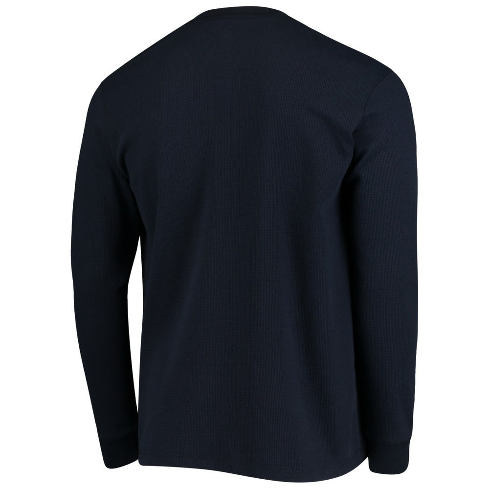 Seattle Seahawks Dunbrooke Logo Maverick Thermal Henley Long Sleeve T-Shirt - Navy - NFL