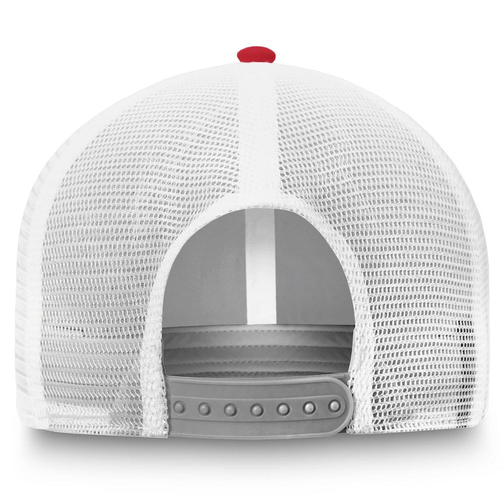 Atlanta Falcons Tri-Tone Trucker Snapback Hat - Gray/Red - Fanatics