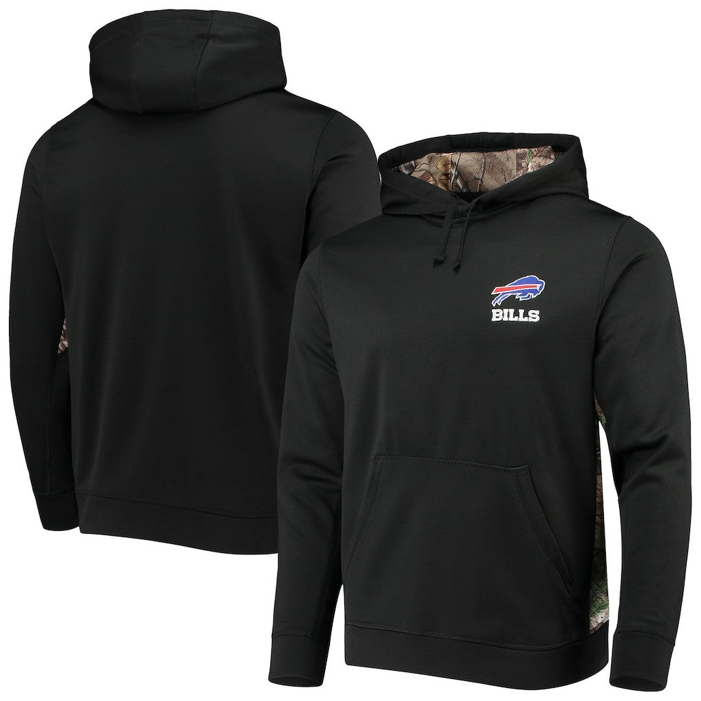 Buffalo Bills Dunbrooke Logo Ranger Pullover Hoodie - Black/Realtree Camo - NFL