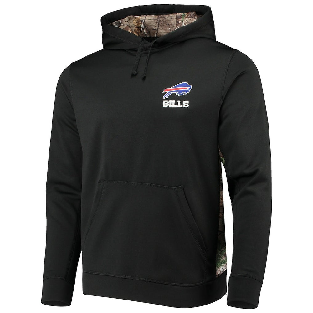 Buffalo Bills Dunbrooke Logo Ranger Pullover Hoodie - Black/Realtree Camo - NFL