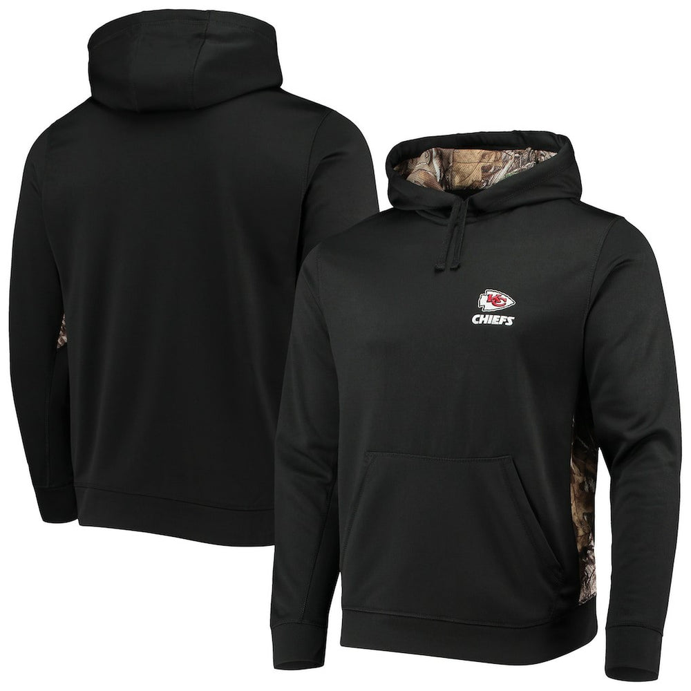 Kansas City Chiefs Dunbrooke Logo Ranger Pullover Hoodie - Black/Realtree Camo - NFL