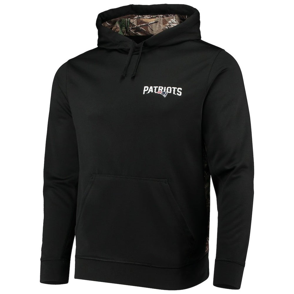 New England Patriots Dunbrooke Logo Ranger Pullover Hoodie - Black/Realtree Camo - NFL