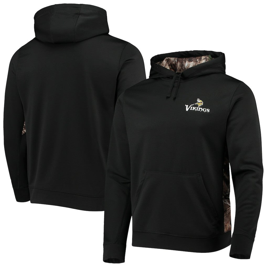 Minnesota Vikings Dunbrooke Logo Ranger Pullover Hoodie - Black/Realtree Camo - NFL