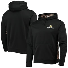 Minnesota Vikings Dunbrooke Logo Ranger Pullover Hoodie - Black/Realtree Camo - NFL
