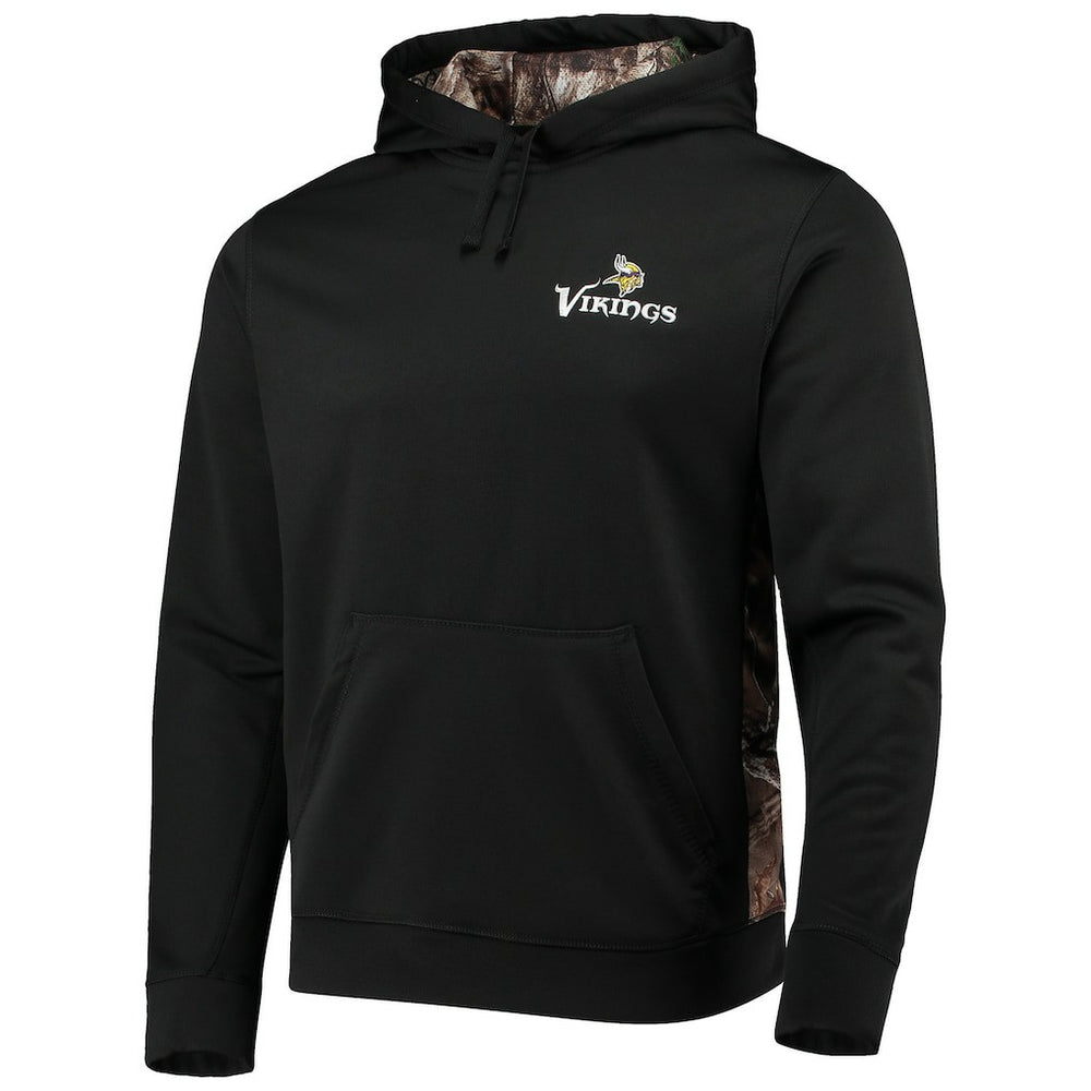 Minnesota Vikings Dunbrooke Logo Ranger Pullover Hoodie - Black/Realtree Camo - NFL