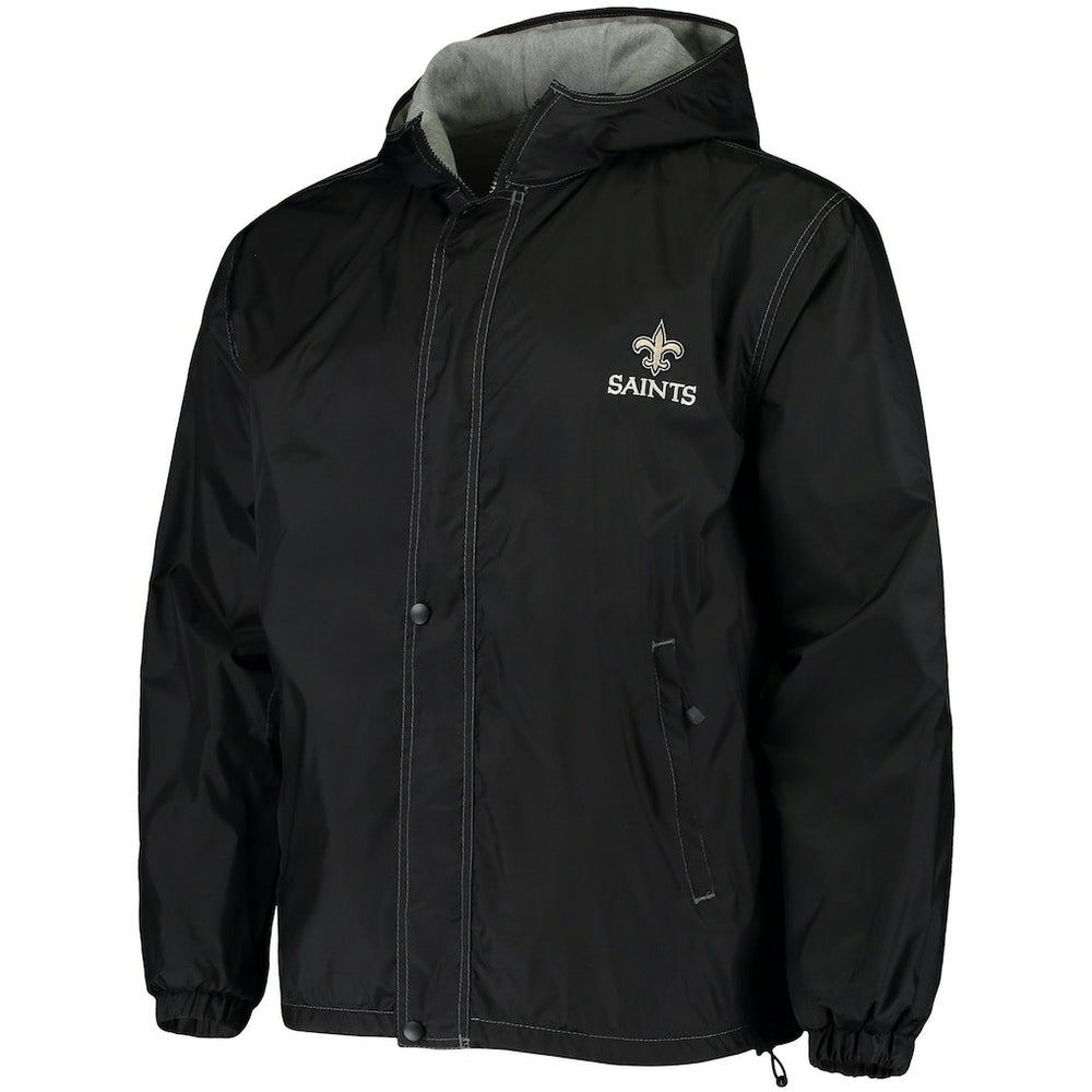 New Orleans Saints Dunbrooke Logo Legacy Stadium Full-Zip Jacket- Black - NFL