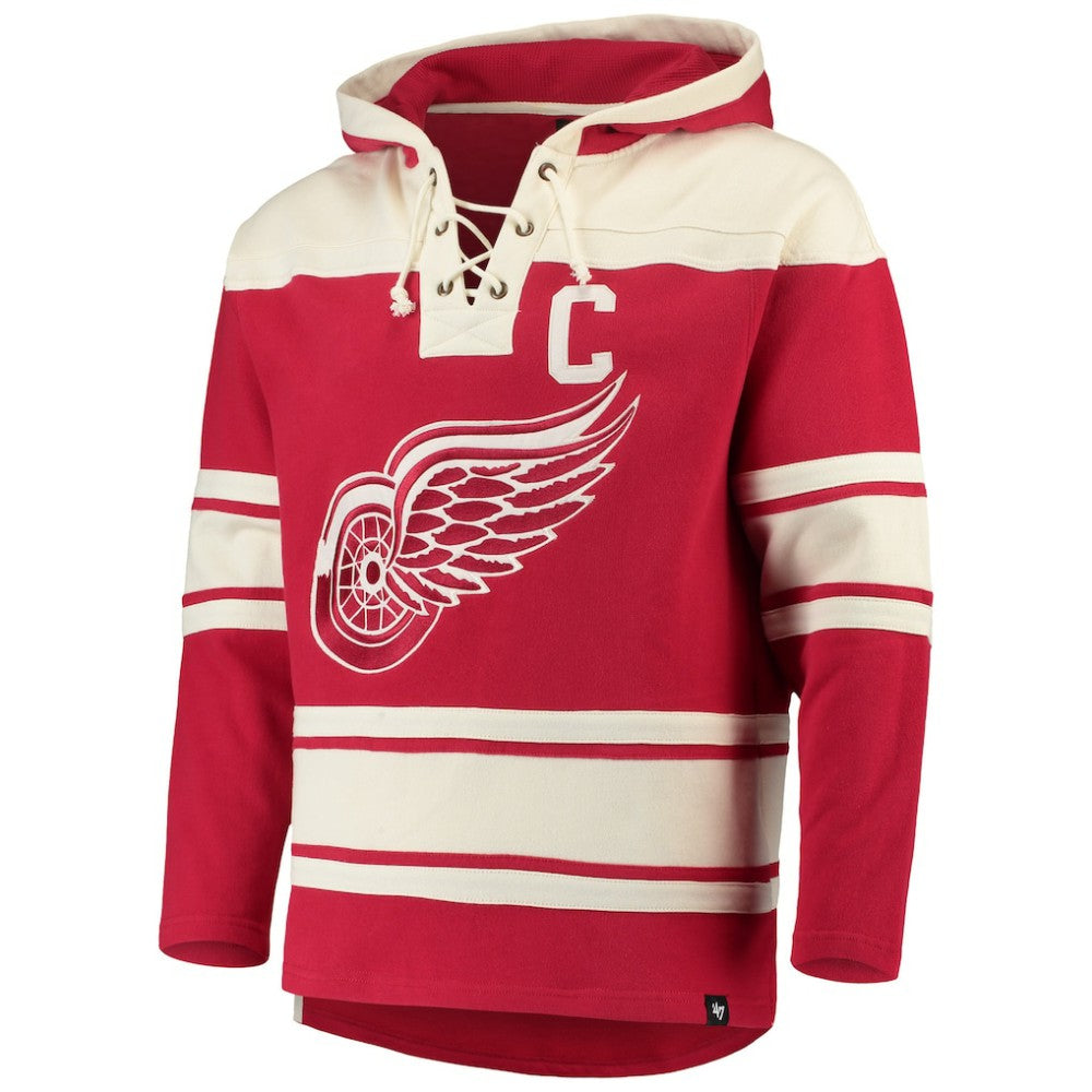 Steve Yzerman Detroit Red Wings '47 Player Lacer Pullover Hoodie - Red | 47 brand discount
