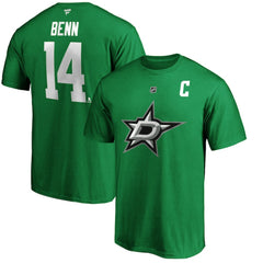 Jamie Benn Dallas Stars Fanatics Authentic Stack Player Name & Number T-Shirt - Kelly Green | Fanatics online