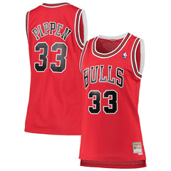 Mitchell & Ness Scottie Pippen Chicago Bulls Women's 1997/98 Hardwood Classics Swingman Jersey Red