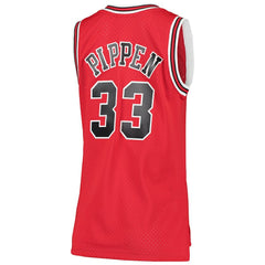 Mitchell & Ness Scottie Pippen Chicago Bulls Women's 1997/98 Hardwood Classics Swingman Jersey Red