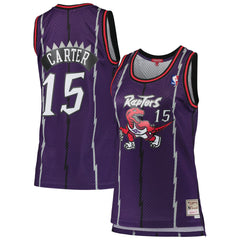 Mitchell & Ness Vince Carter Toronto Raptors Women's 1998/99 Hardwood Classics Swingman Jersey Purple