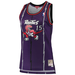 Mitchell & Ness Vince Carter Toronto Raptors Women's 1998/99 Hardwood Classics Swingman Jersey Purple