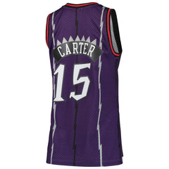 Mitchell & Ness Vince Carter Toronto Raptors Women's 1998/99 Hardwood Classics Swingman Jersey Purple