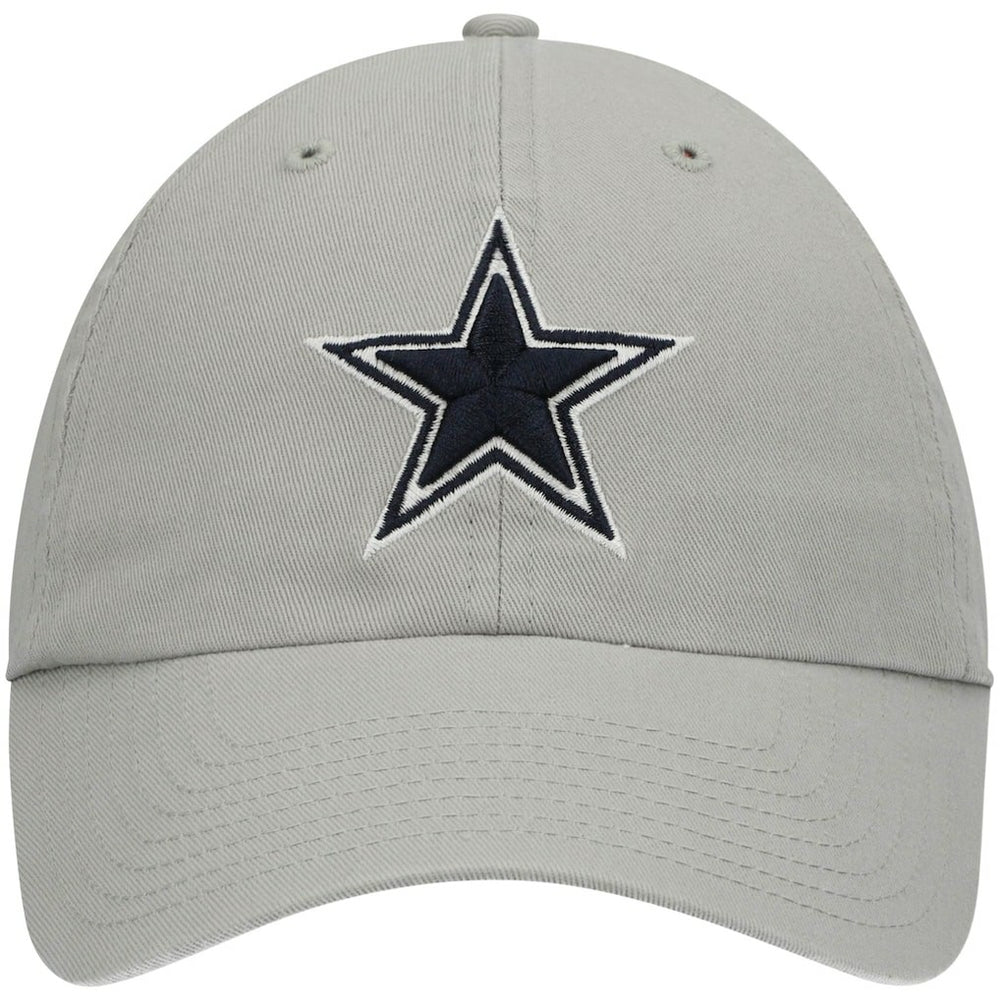 Dallas Cowboys '47 Primary Clean Up Adjustable Hat - Gray - 47 brand