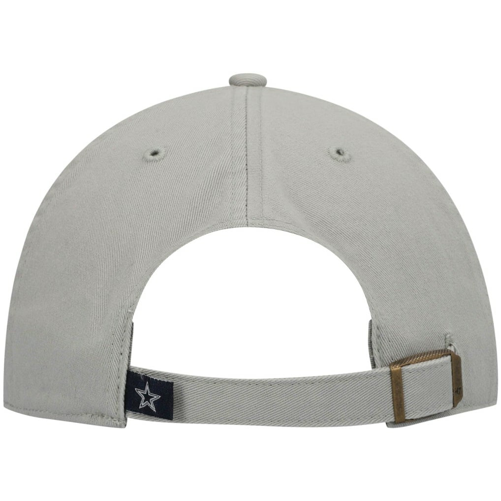 Dallas Cowboys '47 Primary Clean Up Adjustable Hat - Gray - 47 brand