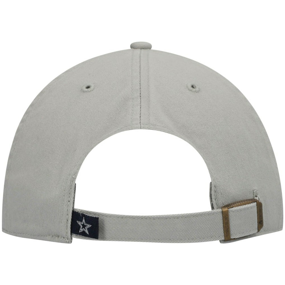 Dallas Cowboys '47 Primary Clean Up Adjustable Hat - Gray - 47 brand