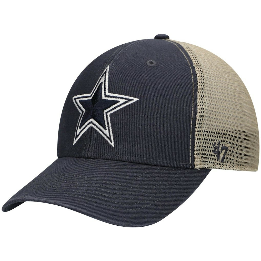 Dallas Cowboys '47 Flagship MVP Trucker Snapback Hat - Navy - 47 brand