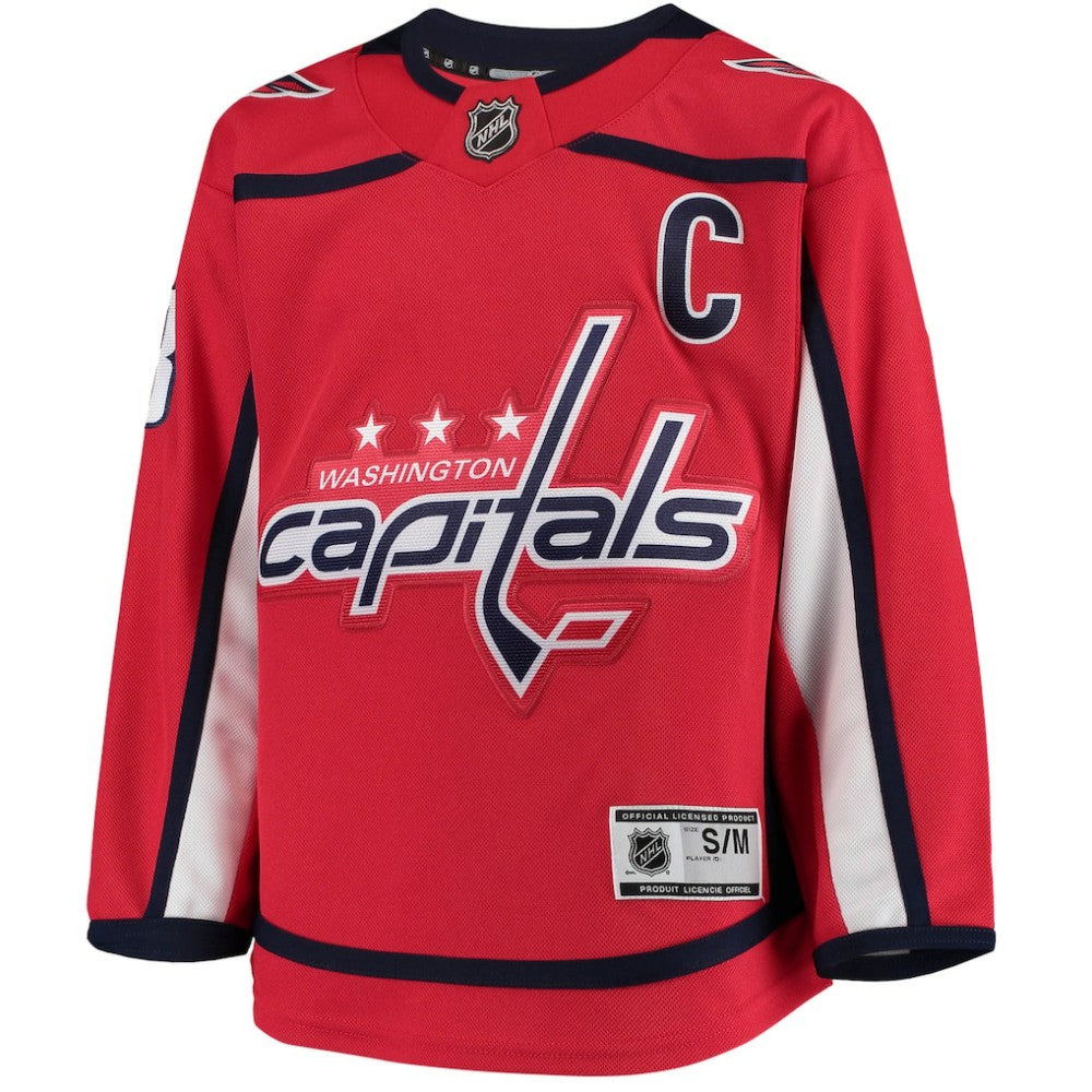 Alexander Ovechkin Washington Capitals Youth Home Premier Player Jersey - Red | NHL Lifestyle