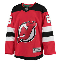 Jack Hughes New Jersey Devils Youth Home Premier Player Jersey - Red | NHL sale