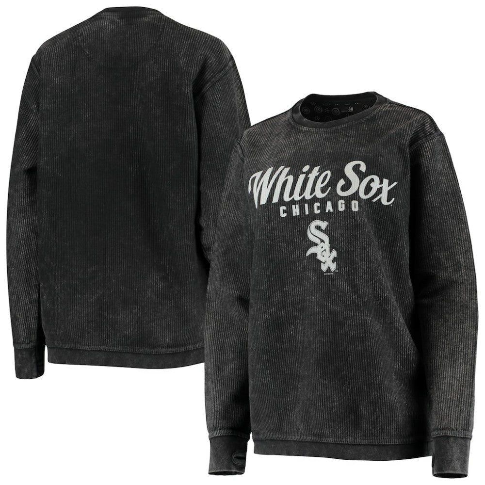 Chicago White Sox G-III 4Her by Carl Banks Women's Comfy Cord Pullover Sweatshirt for sale