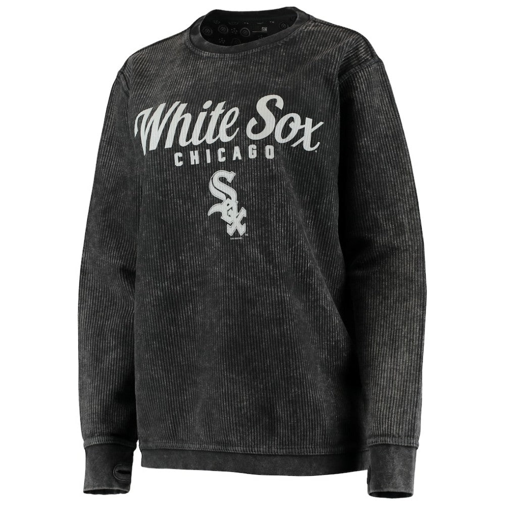Chicago White Sox G-III 4Her by Carl Banks Women's Comfy Cord Pullover Sweatshirt for sale