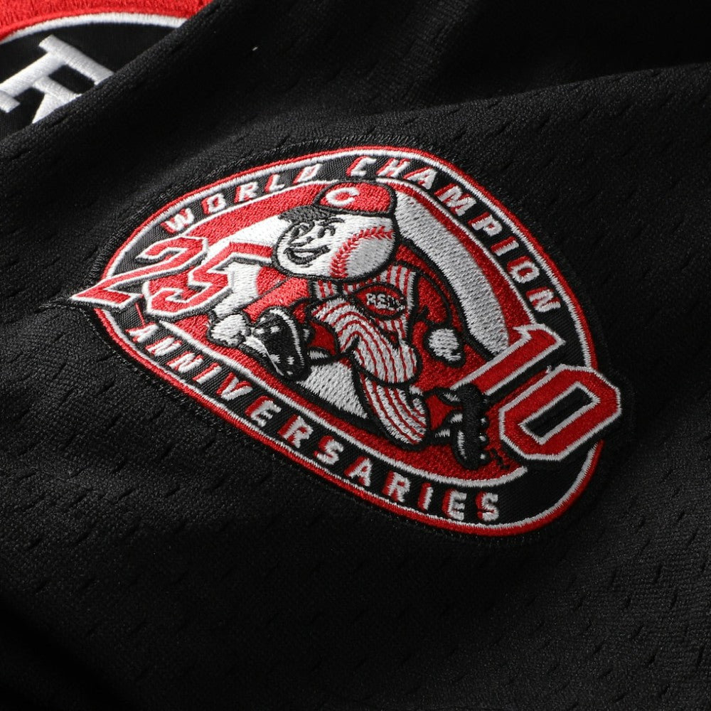 Ken Griffey Jr. Cincinnati Reds Mitchell & Ness Cooperstown Collection Mesh Batting Practice Button-Up Jersey Outlet
