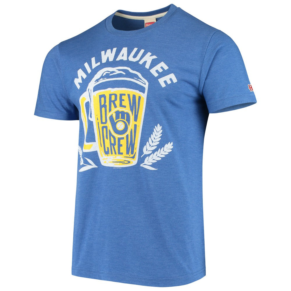 Milwaukee Brewers Hyperlocal Tri-Blend T-Shirt for sale