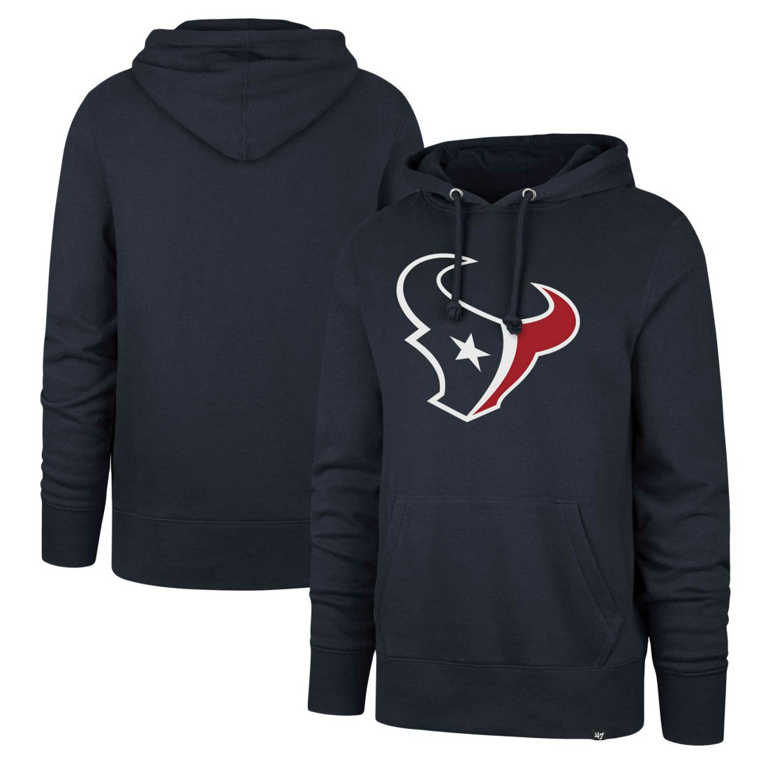 Houston Texans '47 Imprint Headline Pullover Hoodie - Navy - 47 brand