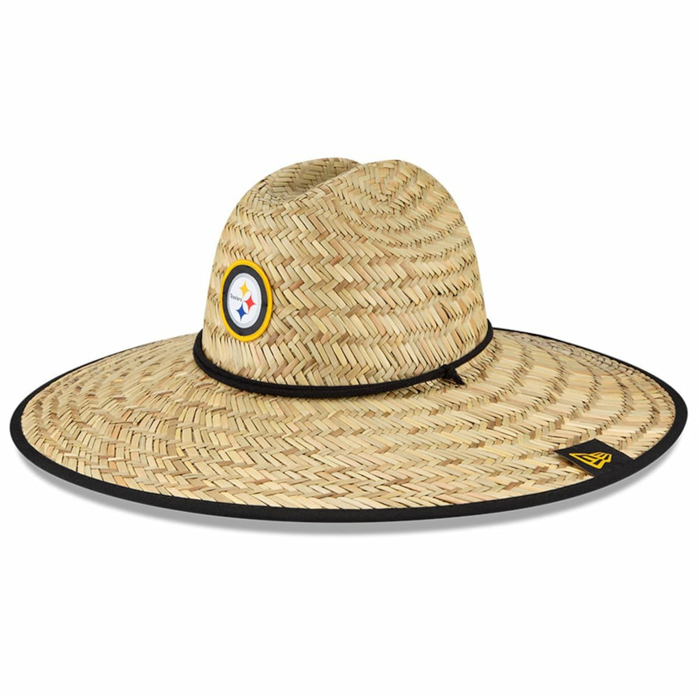 Pittsburgh Steelers New Era NFL Training Camp Straw Lifeguard Hat - Natural - NFL