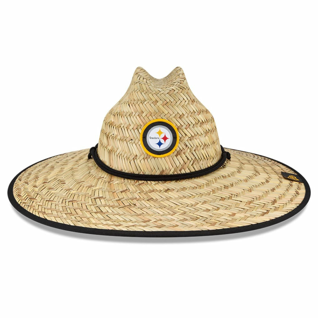 Pittsburgh Steelers New Era NFL Training Camp Straw Lifeguard Hat - Natural - NFL