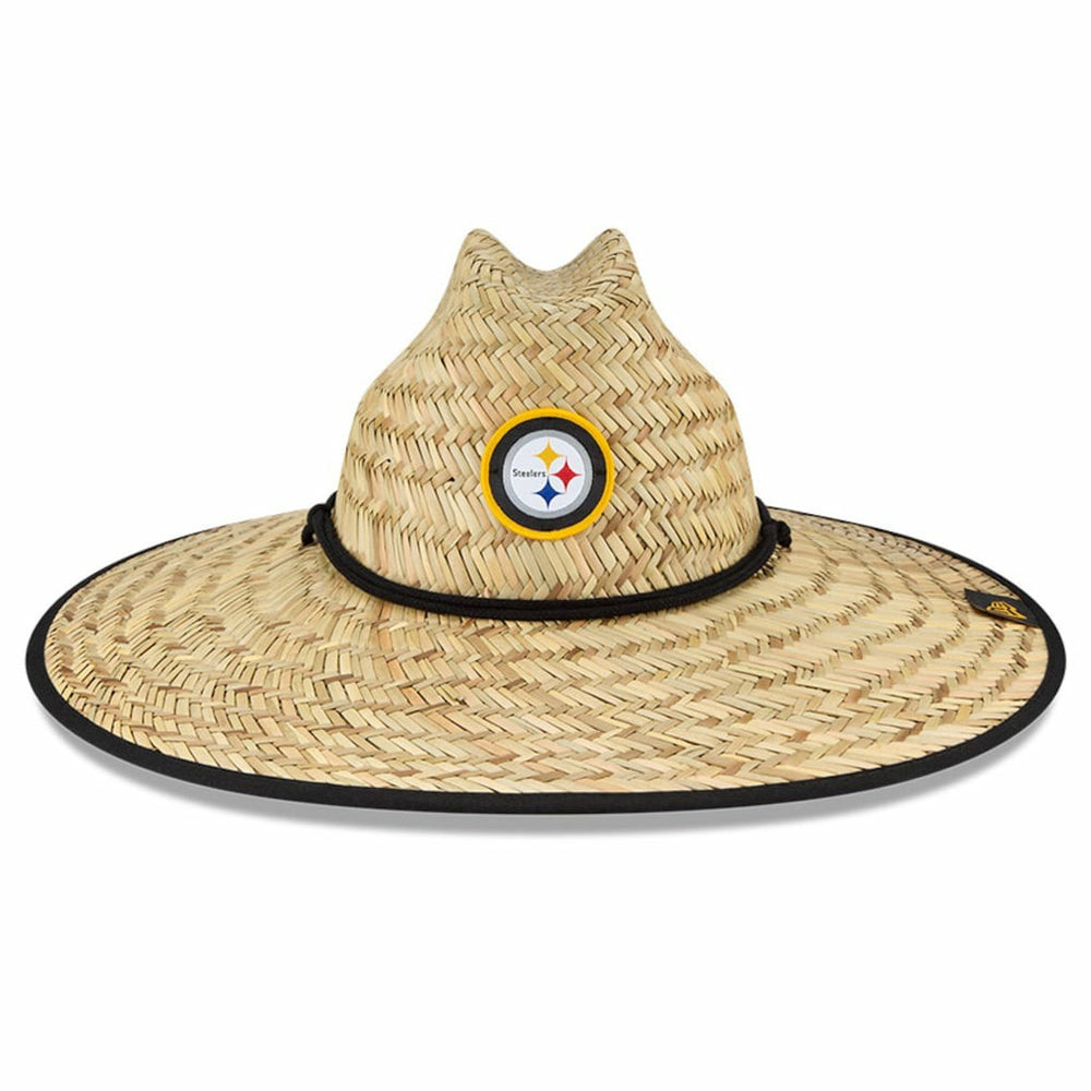Pittsburgh Steelers New Era NFL Training Camp Straw Lifeguard Hat - Natural - NFL