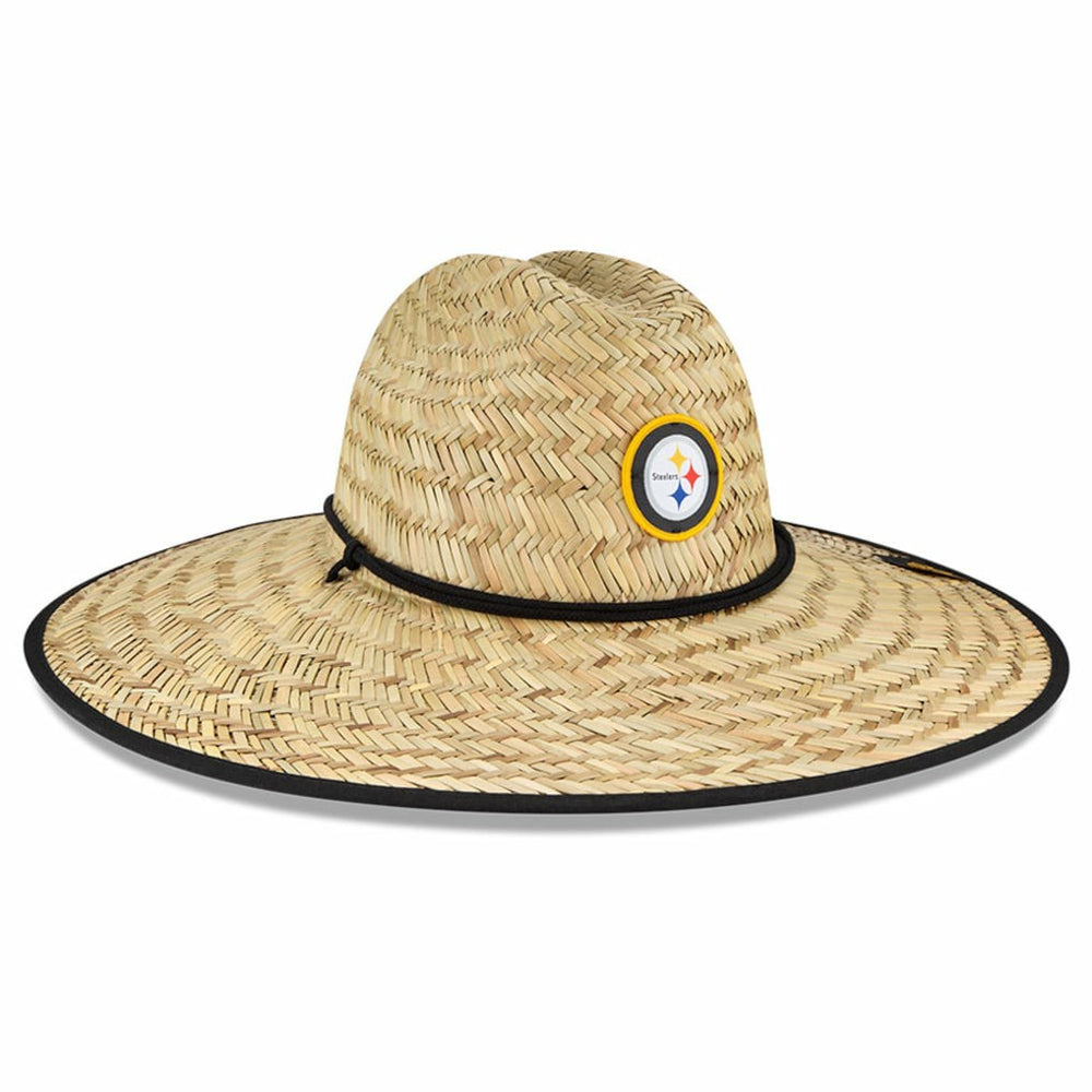 Pittsburgh Steelers New Era NFL Training Camp Straw Lifeguard Hat - Natural - NFL