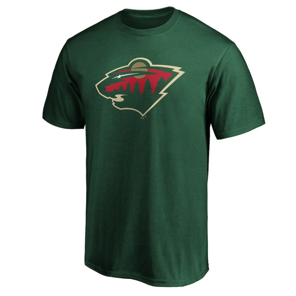 Minnesota Wild Fanatics Team Primary Logo T-Shirt - Green | Fanatics discount