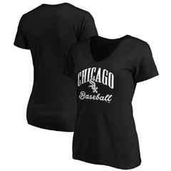 Chicago White Sox Fanatics Women's Victory Script V-Neck T-Shirt Sale