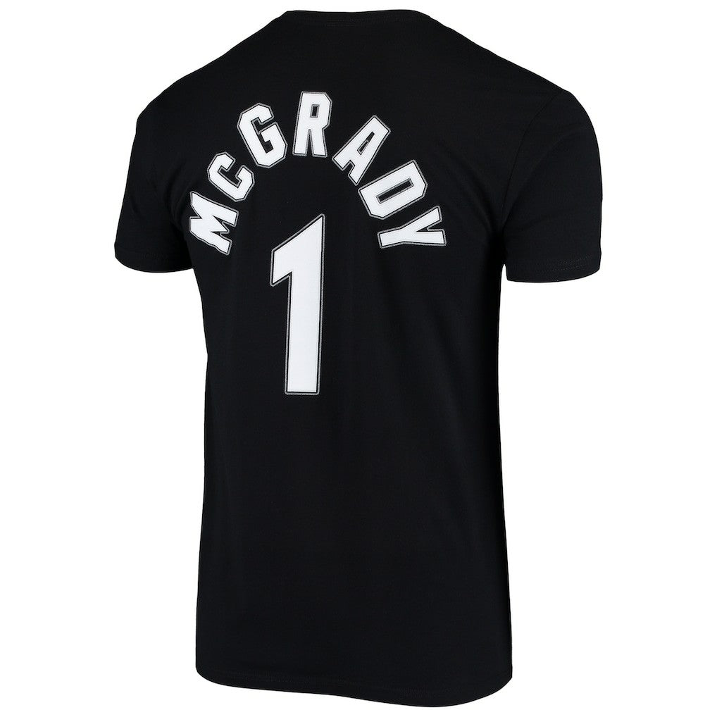 Mitchell & Ness Tracy McGrady Orlando Magic Hardwood Classics Stitch Name & Number T-Shirt Black