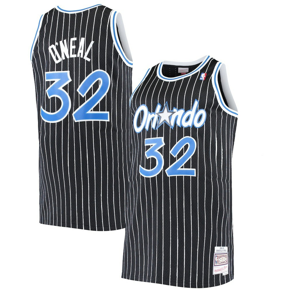 Mitchell & Ness Shaquille O'Neal Orlando Magic Big & Tall Hardwood Classics Jersey Black