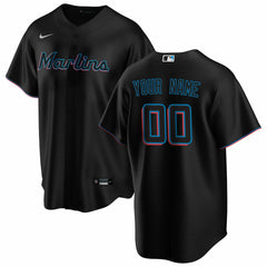 Miami Marlins Nike Alternate Replica Custom Jersey Online