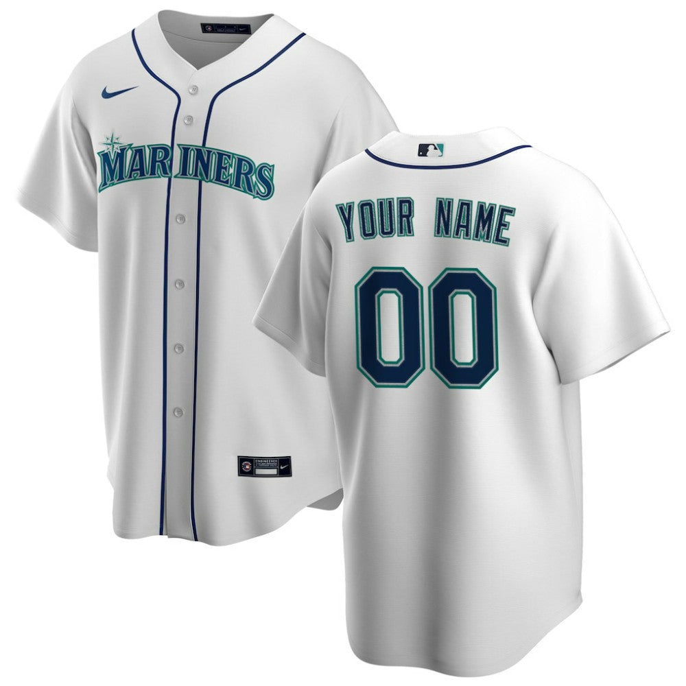 Seattle Mariners Nike Home Replica Custom Jersey Sale