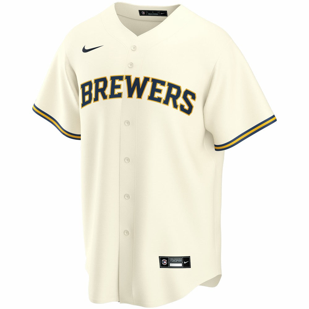 Milwaukee Brewers Nike Home Replica Custom Jersey for sale