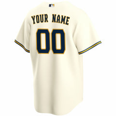 Milwaukee Brewers Nike Home Replica Custom Jersey for sale