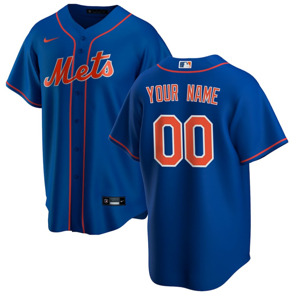 New York Mets Nike Alternate Replica Pick-A-Player Custom Jersey Discount