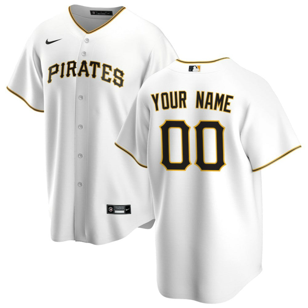 Pittsburgh Pirates Nike Home Replica Custom Jersey Discount
