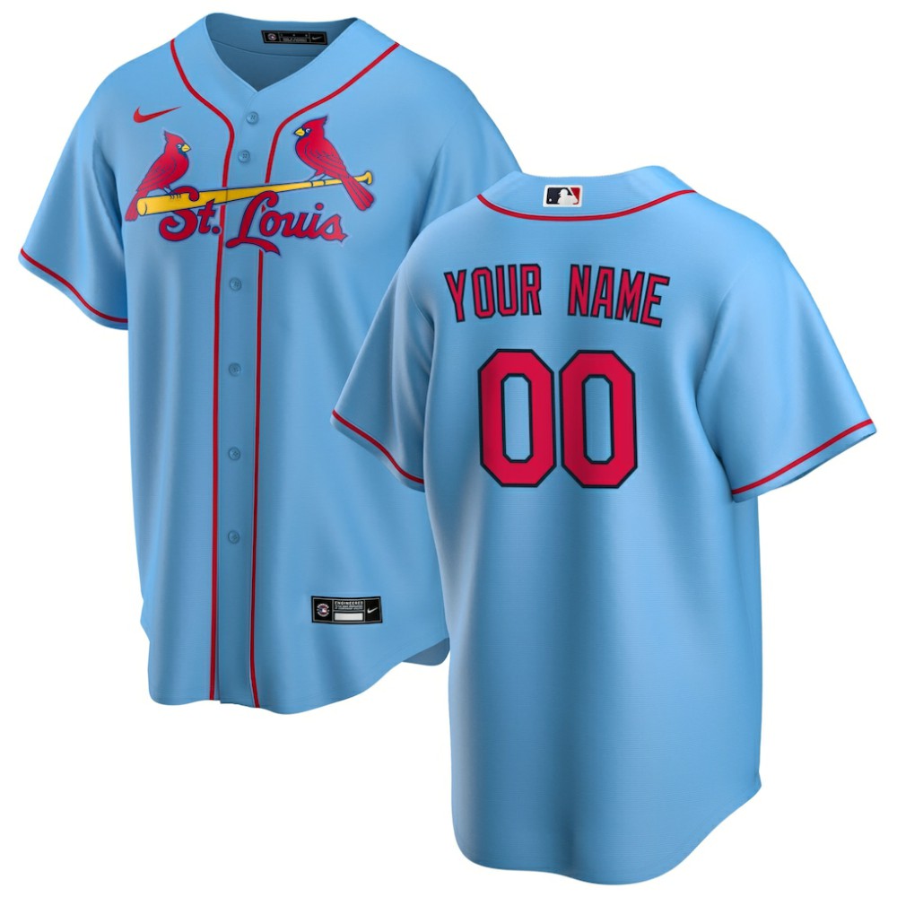 St. Louis Cardinals Nike Alternate Replica Custom Jersey Sale