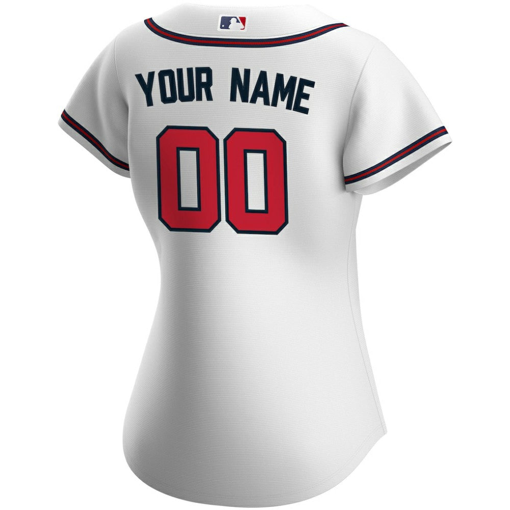 Atlanta Braves Nike Women's Home Replica Custom Jersey for sale