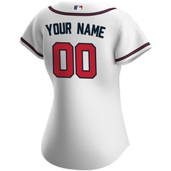 Atlanta Braves Nike Women's Home Replica Custom Jersey for sale